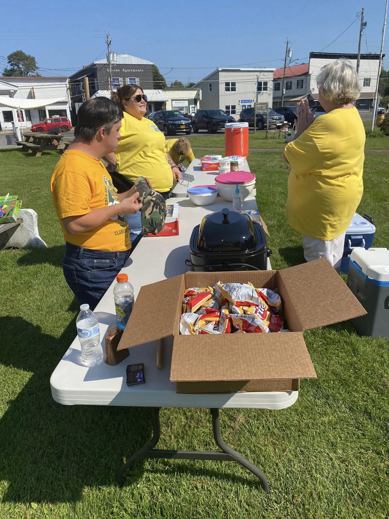Members of the Wesleyville Valleyfield congregation gathered together